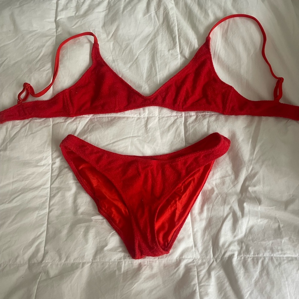 Triangl Swimwear Red Bikini Set Classic Swimwear